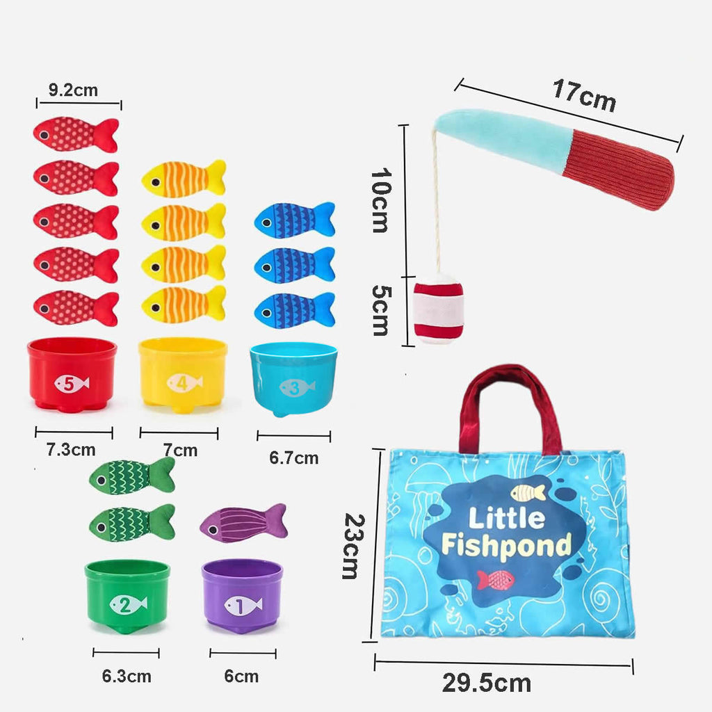 Fishing Play Mat with 3-D Early Education Toys