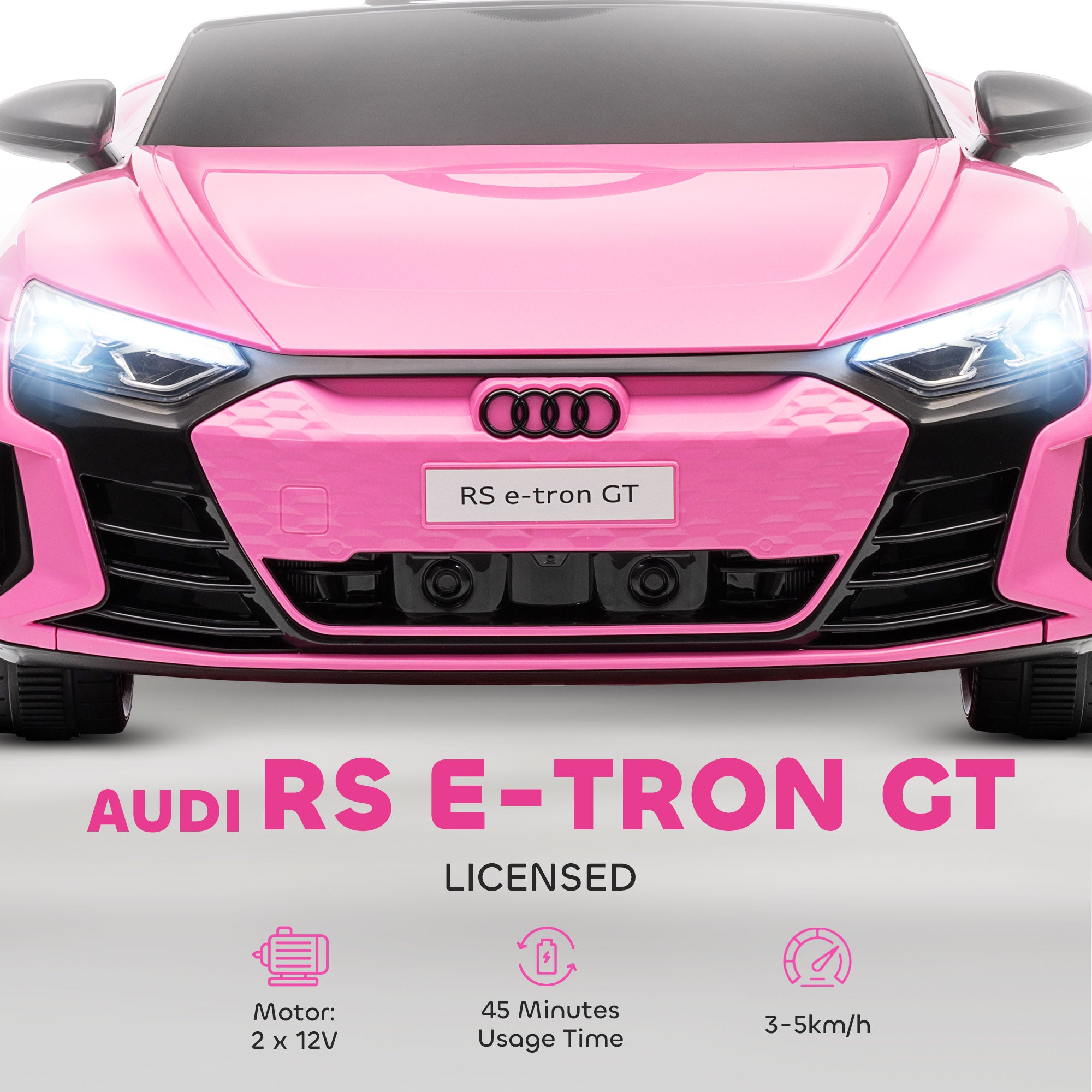 Licensed Audi RS e-tron GT 12V Ride On Car Kids w/Parent Remote Control