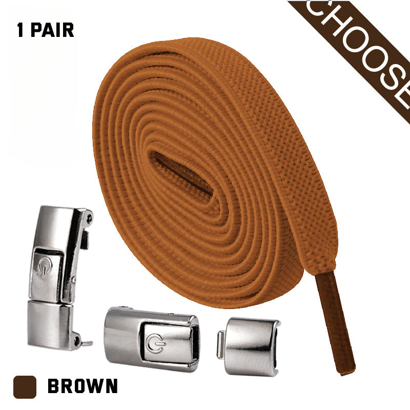 Press Lock Elastic Shoelaces
