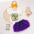 Baby Girl's 2-Piece Onesie With Tulle Skirt And Bow
