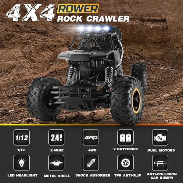 4WD Rock Crawler Rechargeable Off Road Truck