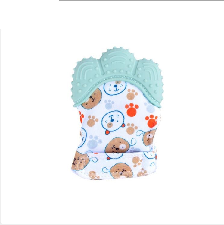 Baby teether silicone molar glove