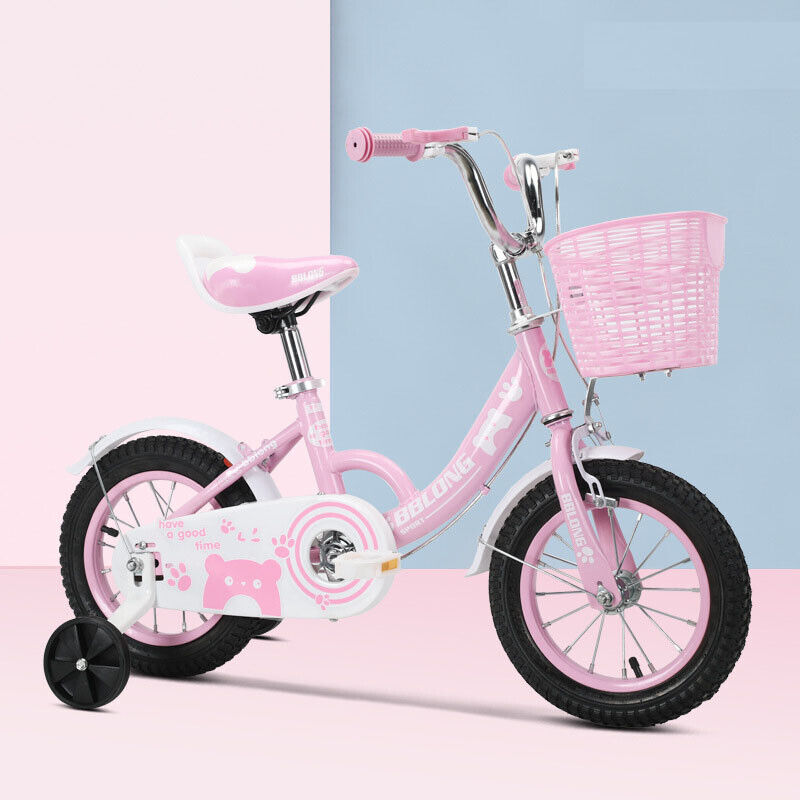 Girls 12-14-16 inch Bike with training wheels