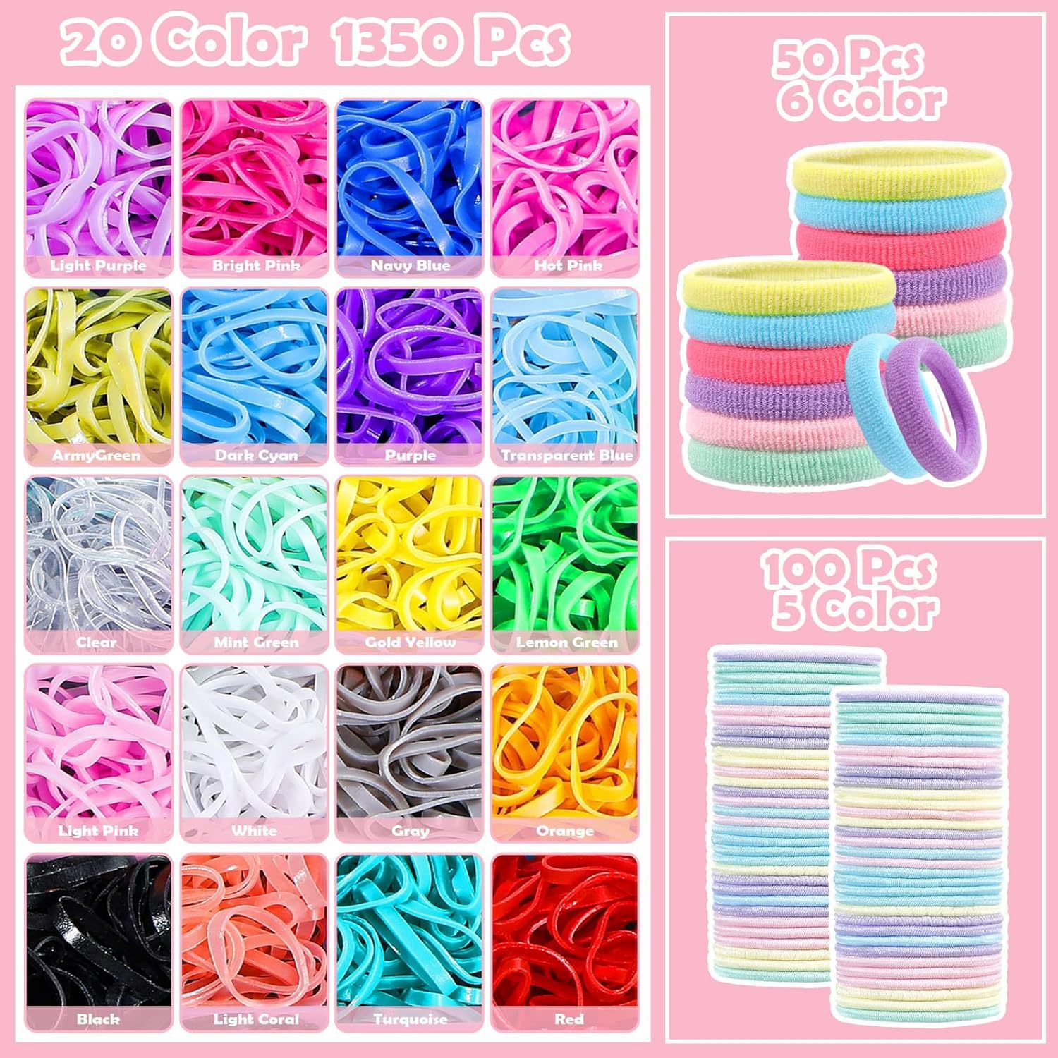 Girls Hair Bands & Clips Set
