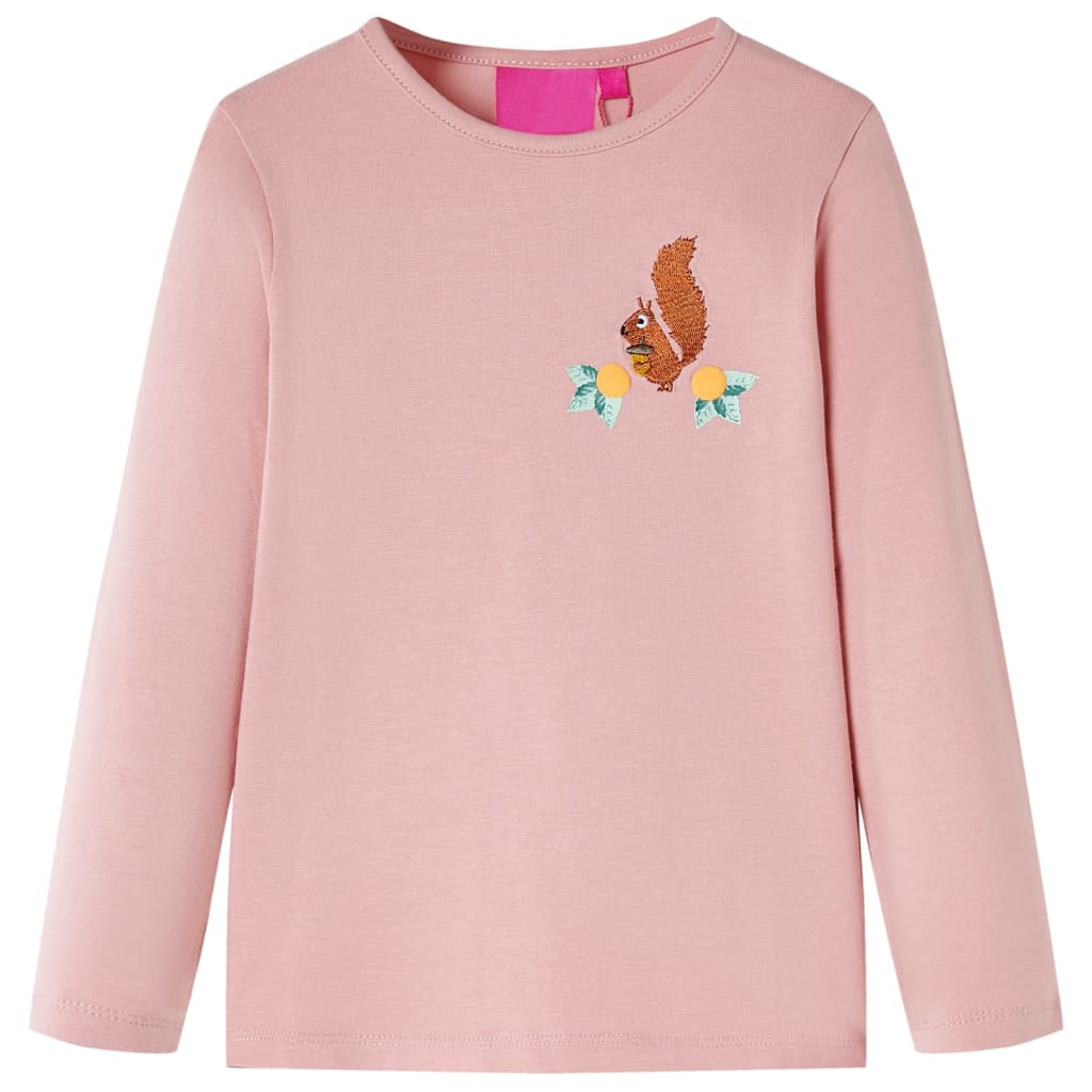 Children's long-sleeved Squirrel shirt
