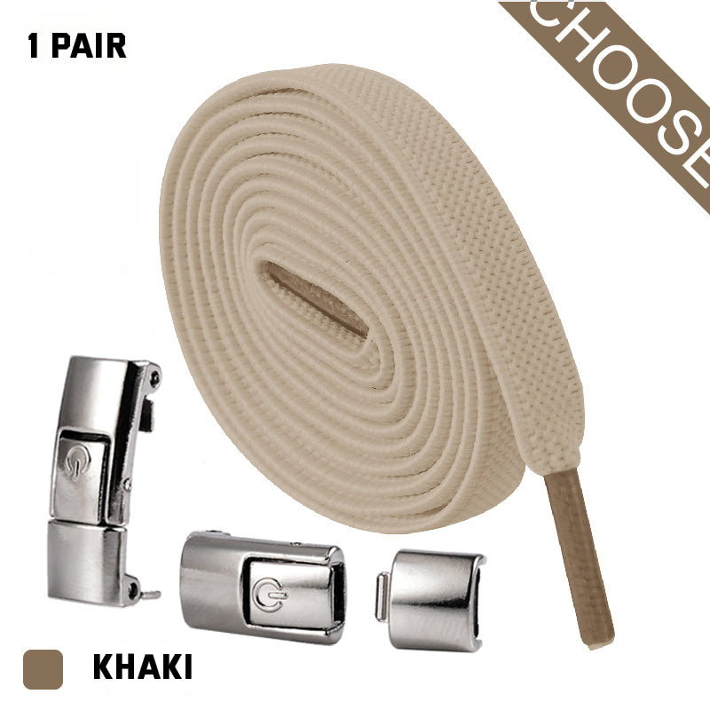 Press Lock Elastic Shoelaces