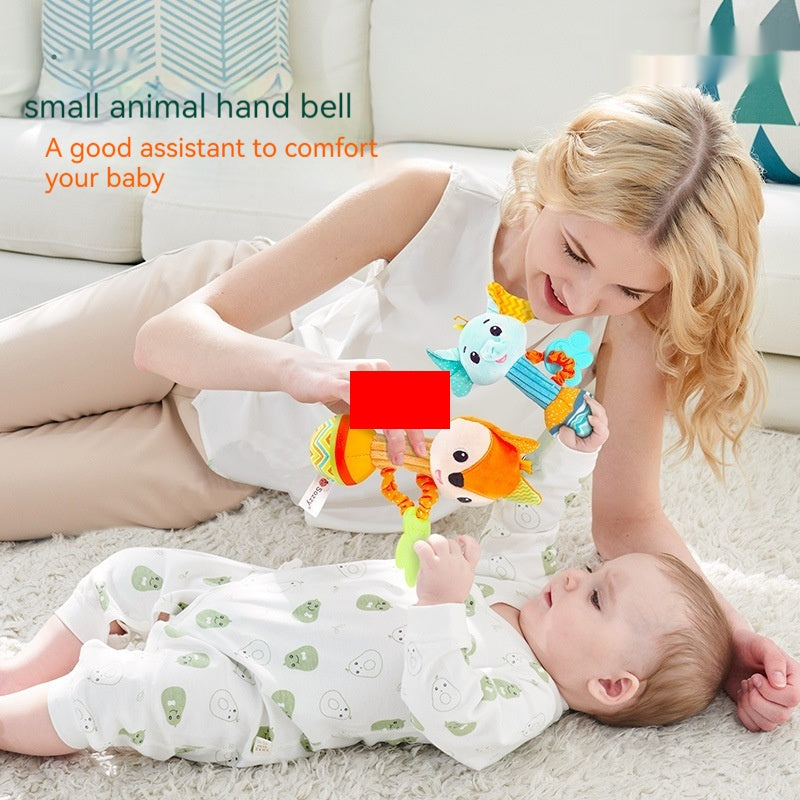 Plush Baby Handbell Rattle