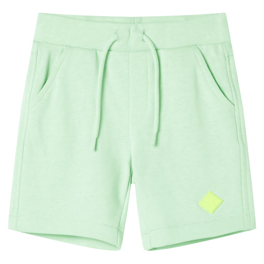 Children's shorts with drawstring