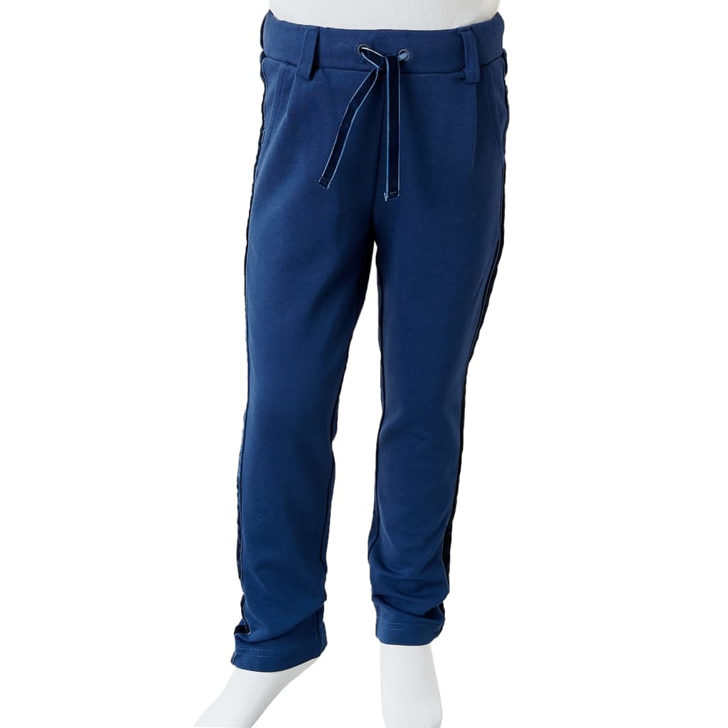Children's trousers with black trim
