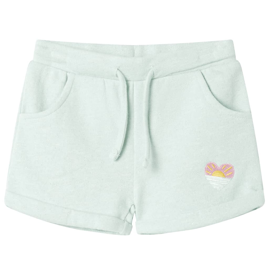 Children's shorts with drawstring