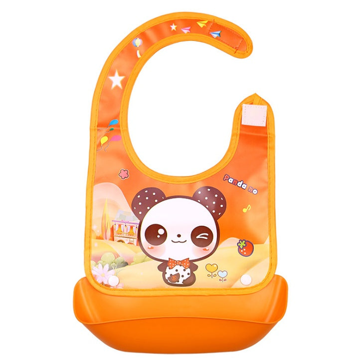 Cartoon Waterproof silicone Bib