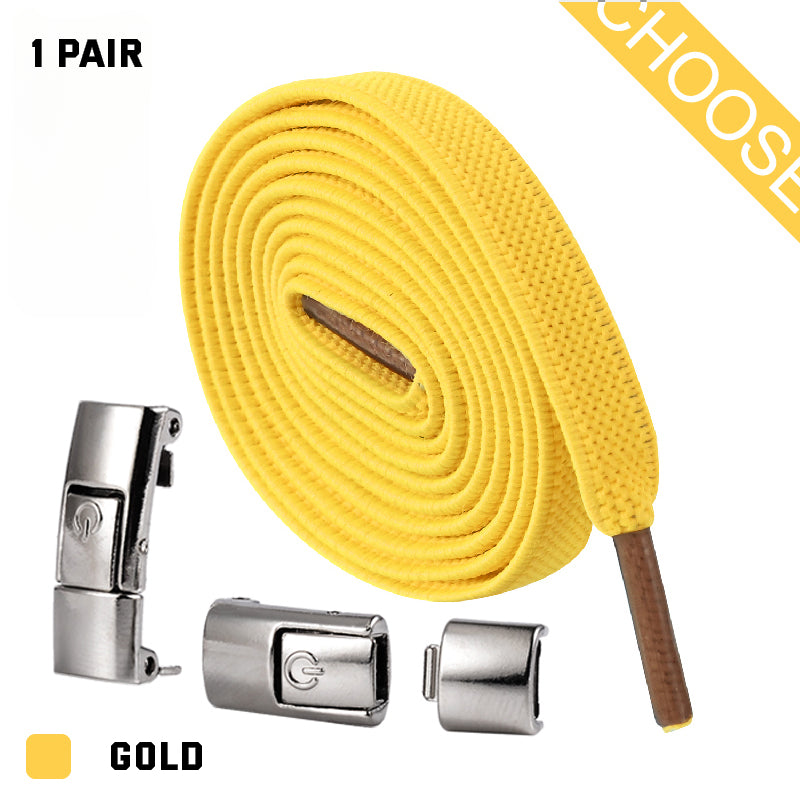 Press Lock Elastic Shoelaces
