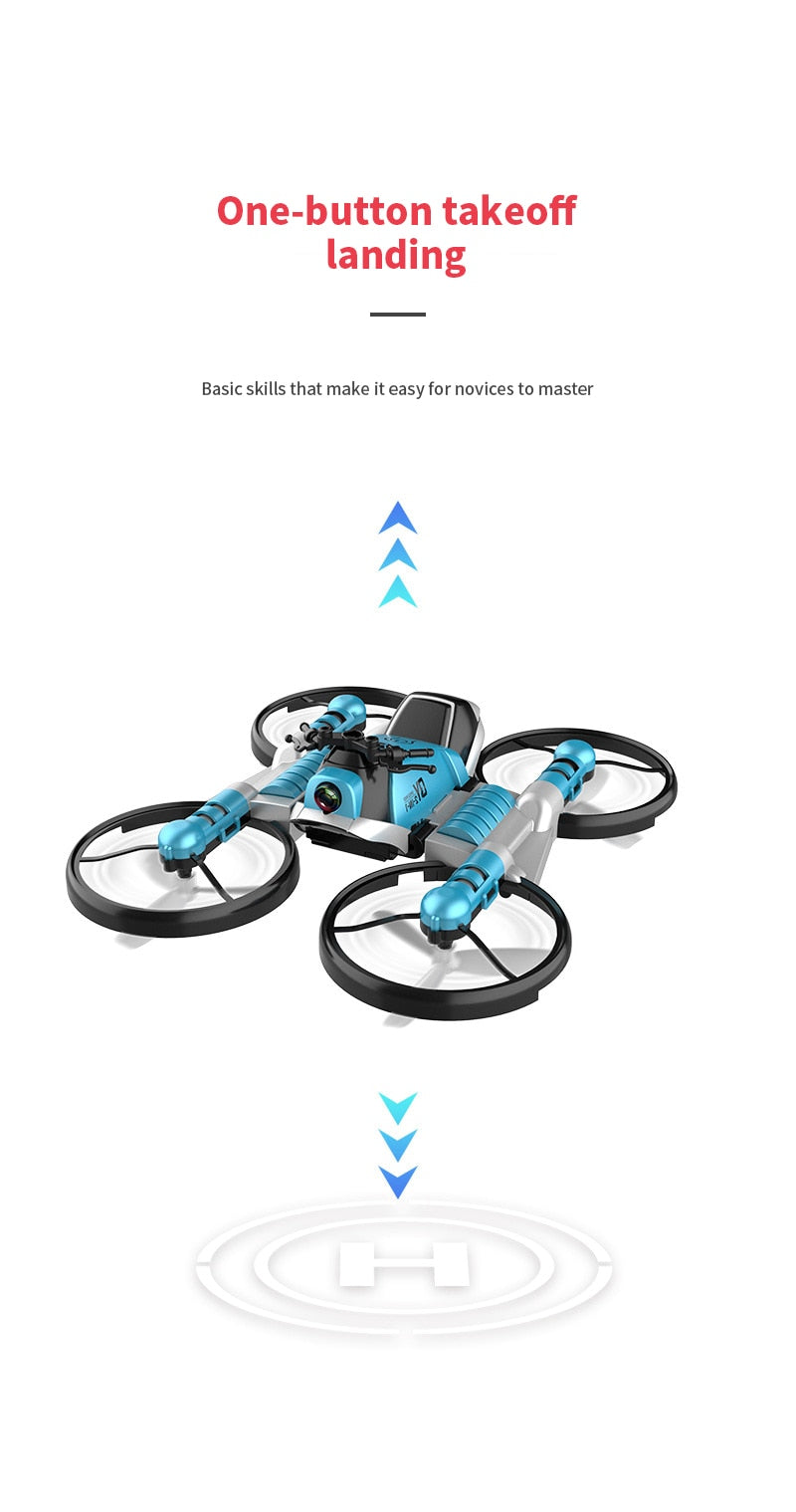 2 in 1 R/C Helicopter/Motorcycle Drone