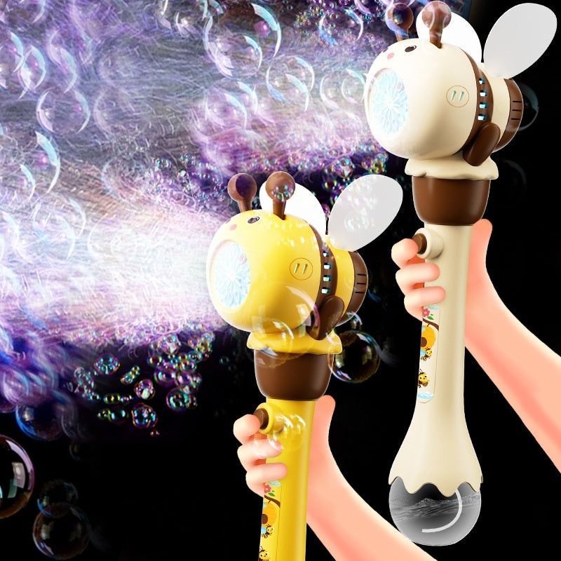 Electric Lighting Bee Bubble Machine