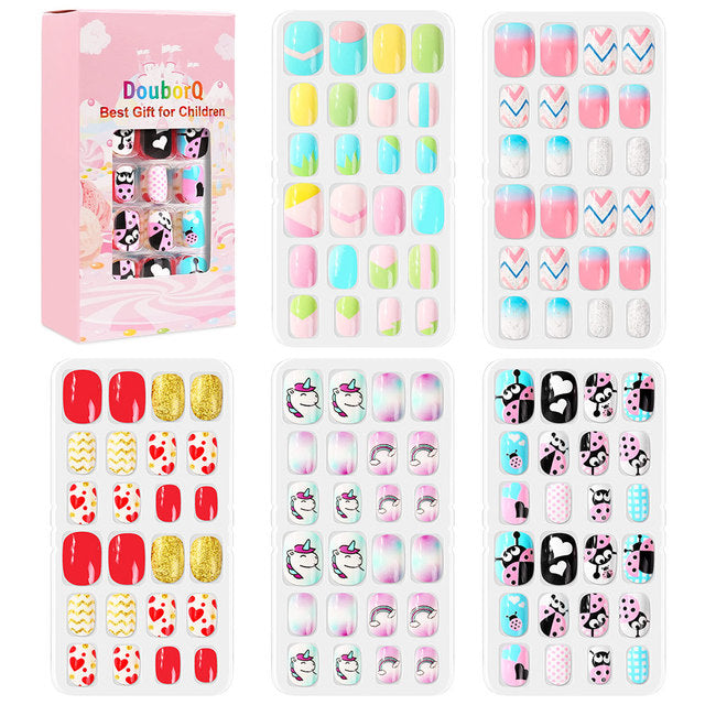 New Cartoon Candy Children's Nails- 5 packs