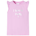 Girls shirt with ruffled sleeves
