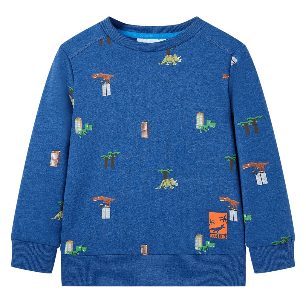 Children's Sweatshirt, Dark Blue Melange