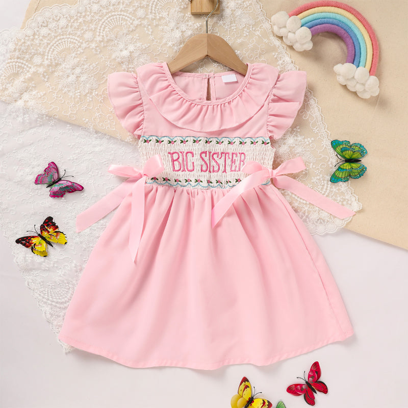 BIG SISTER dress with Ruffles and Bows