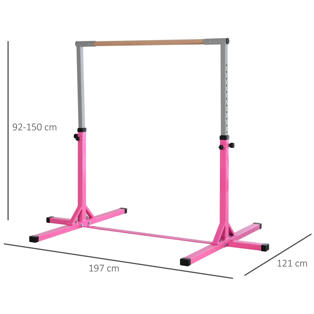 Kids Height Adjustable Gymnastics Horizontal Bar