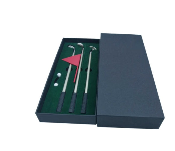 Desktop Mini Golf Ballpoint Pen Set