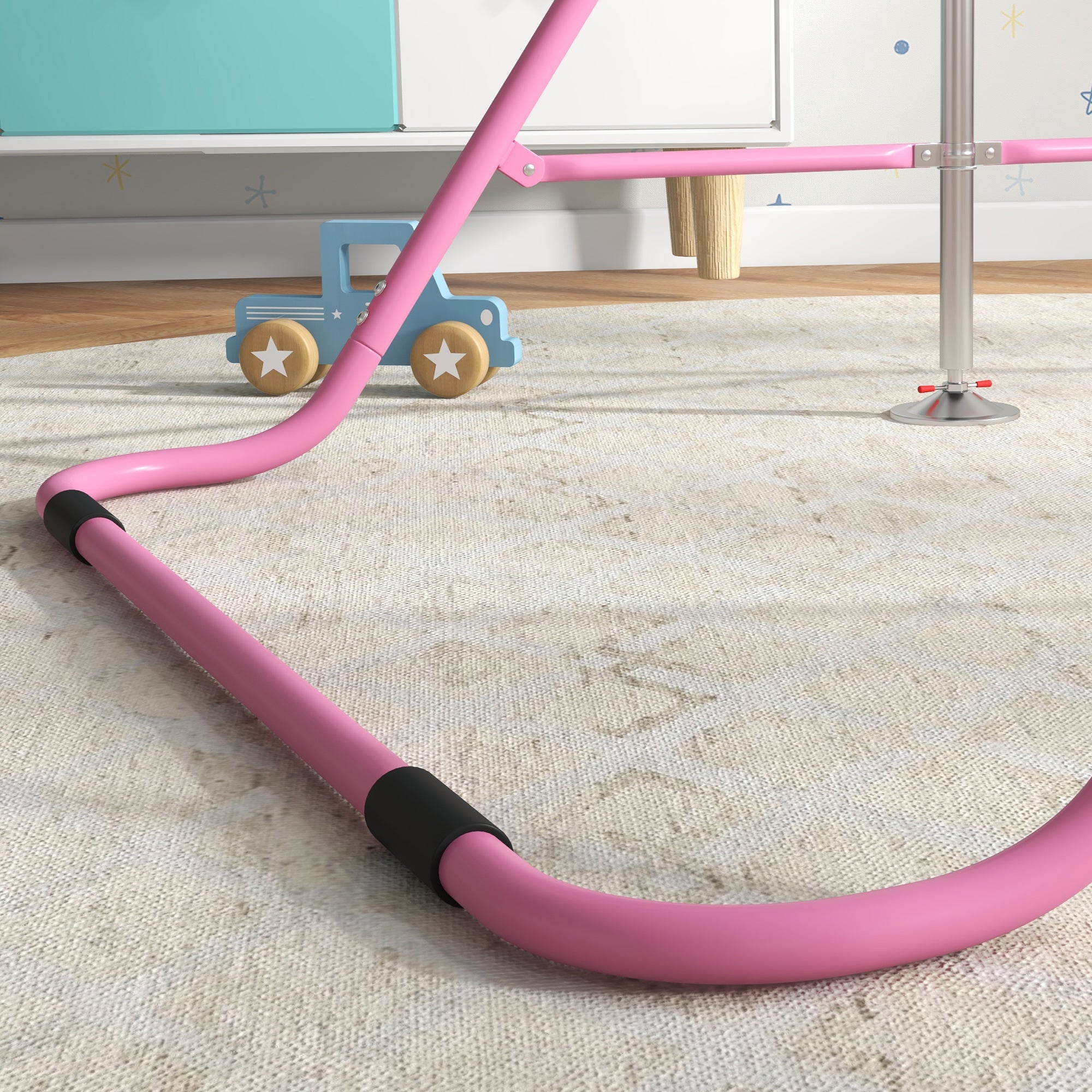 Folding Adjustable Gymnastics Bar for Kids