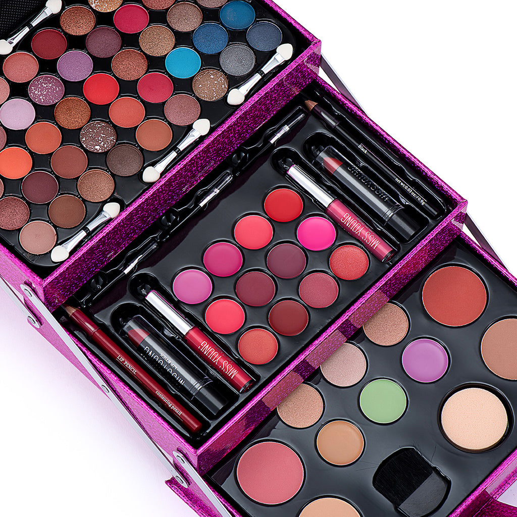 Eyeshadow Palette Lipstick Blush Set