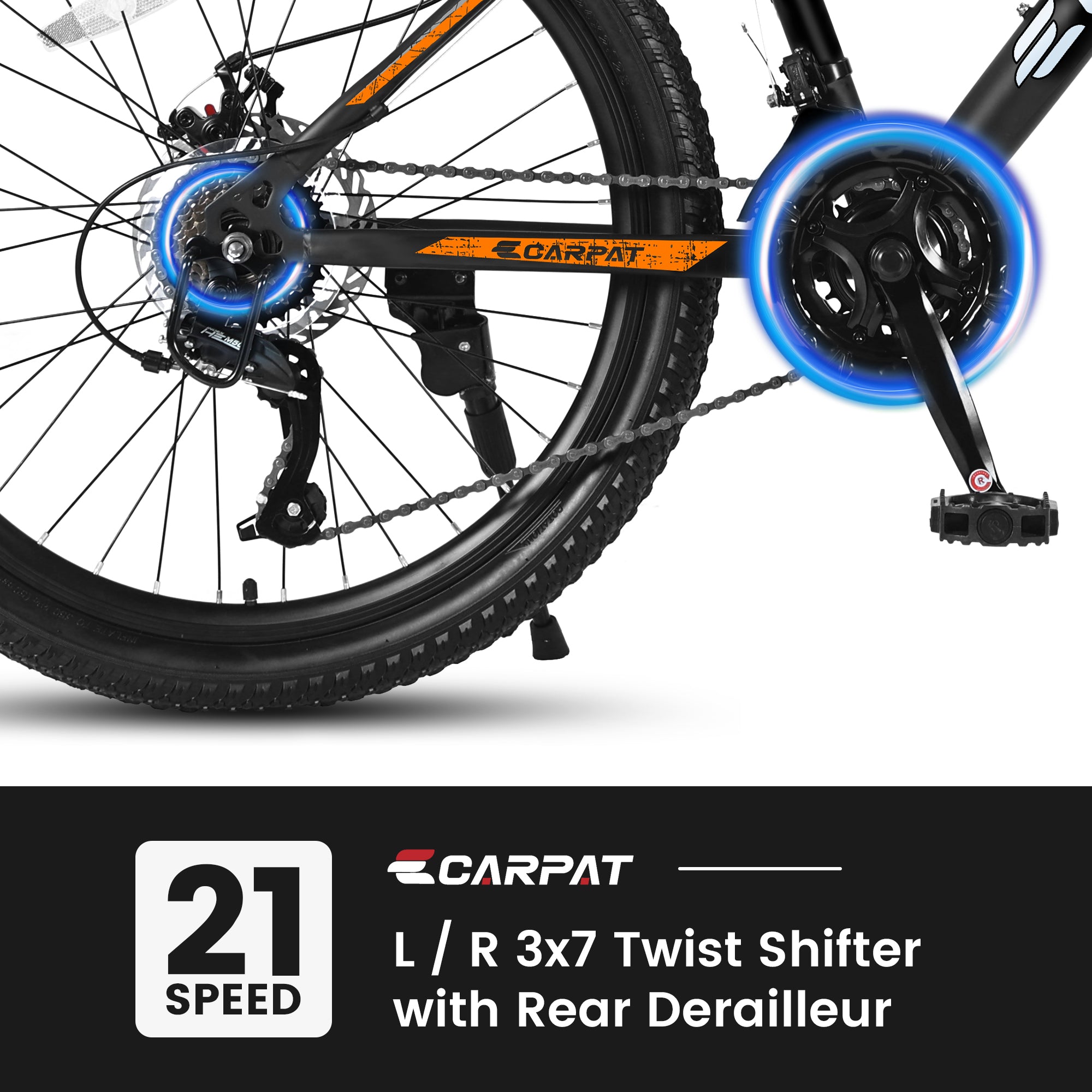 26 Inch Mountain Bike, Shimano 21 Speeds