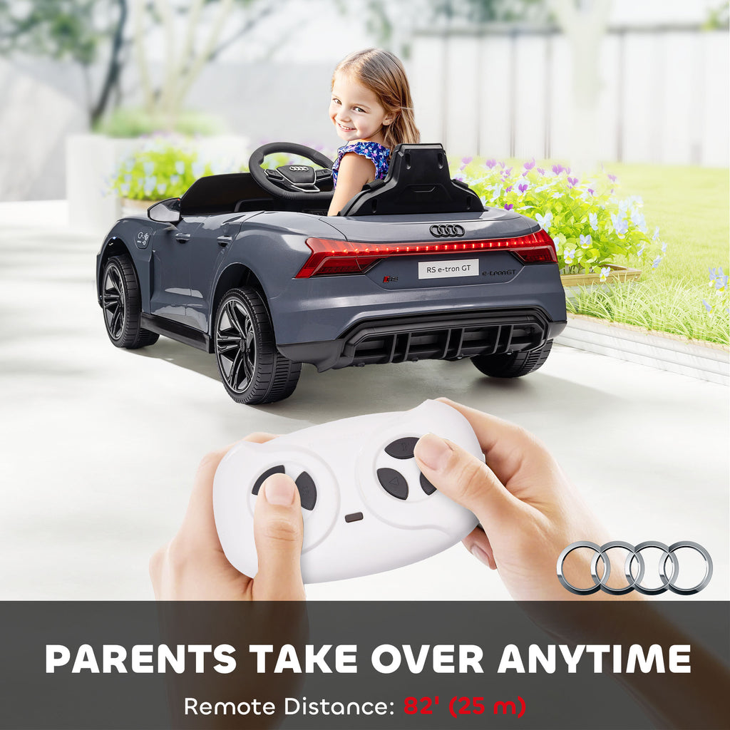 12V Licensed Audi RS E-tron GT Kids Ride on Car with Remote Control