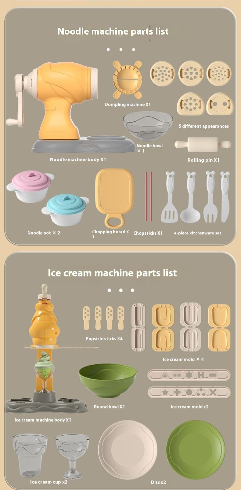 Children's  Clay Noodle Maker Set