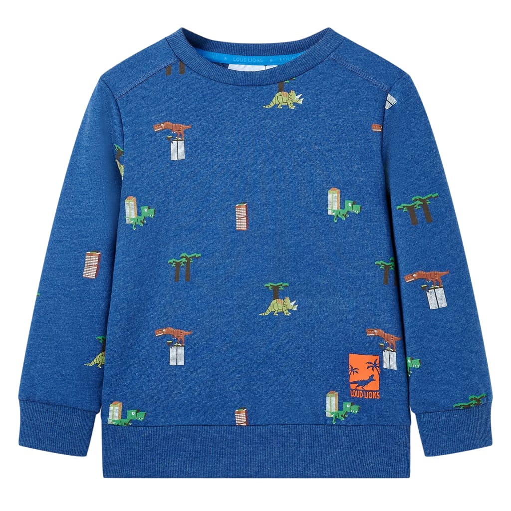 Children's Sweatshirt, Dark Blue Melange
