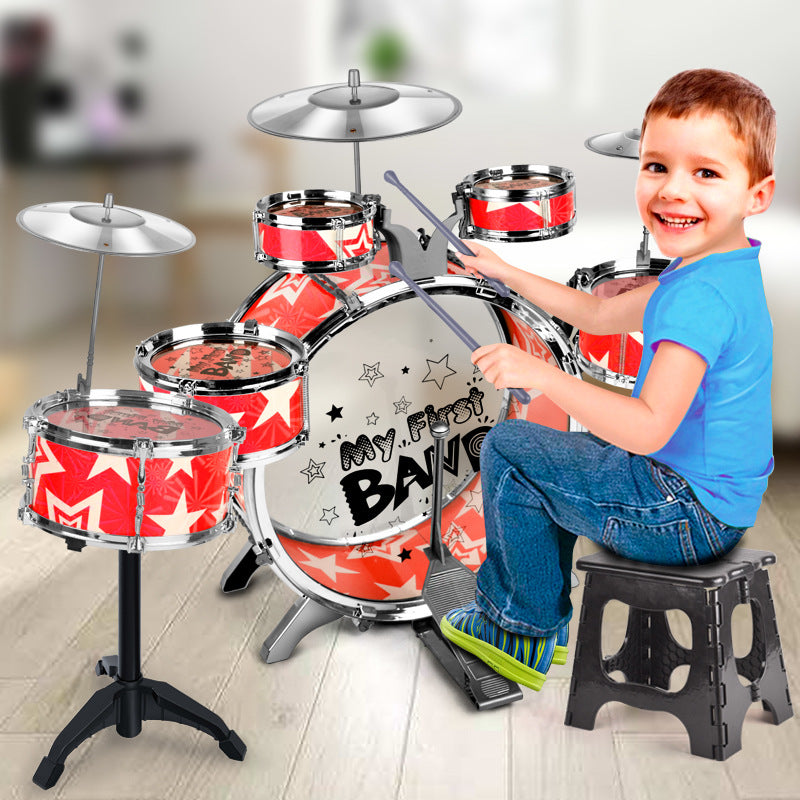 Children's Jazz Drum Kit 3-6 Years Old