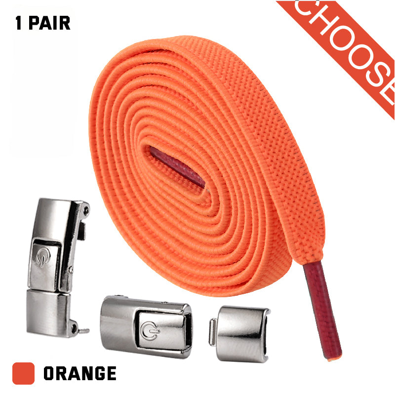 Press Lock Elastic Shoelaces