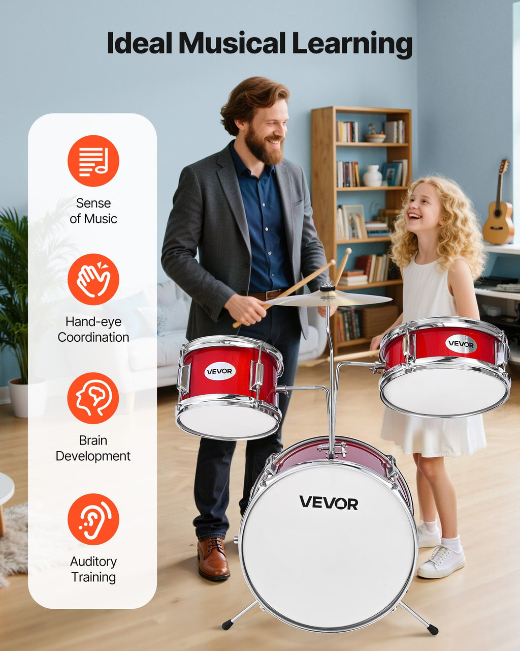Beginner 3 pc. Drums Set