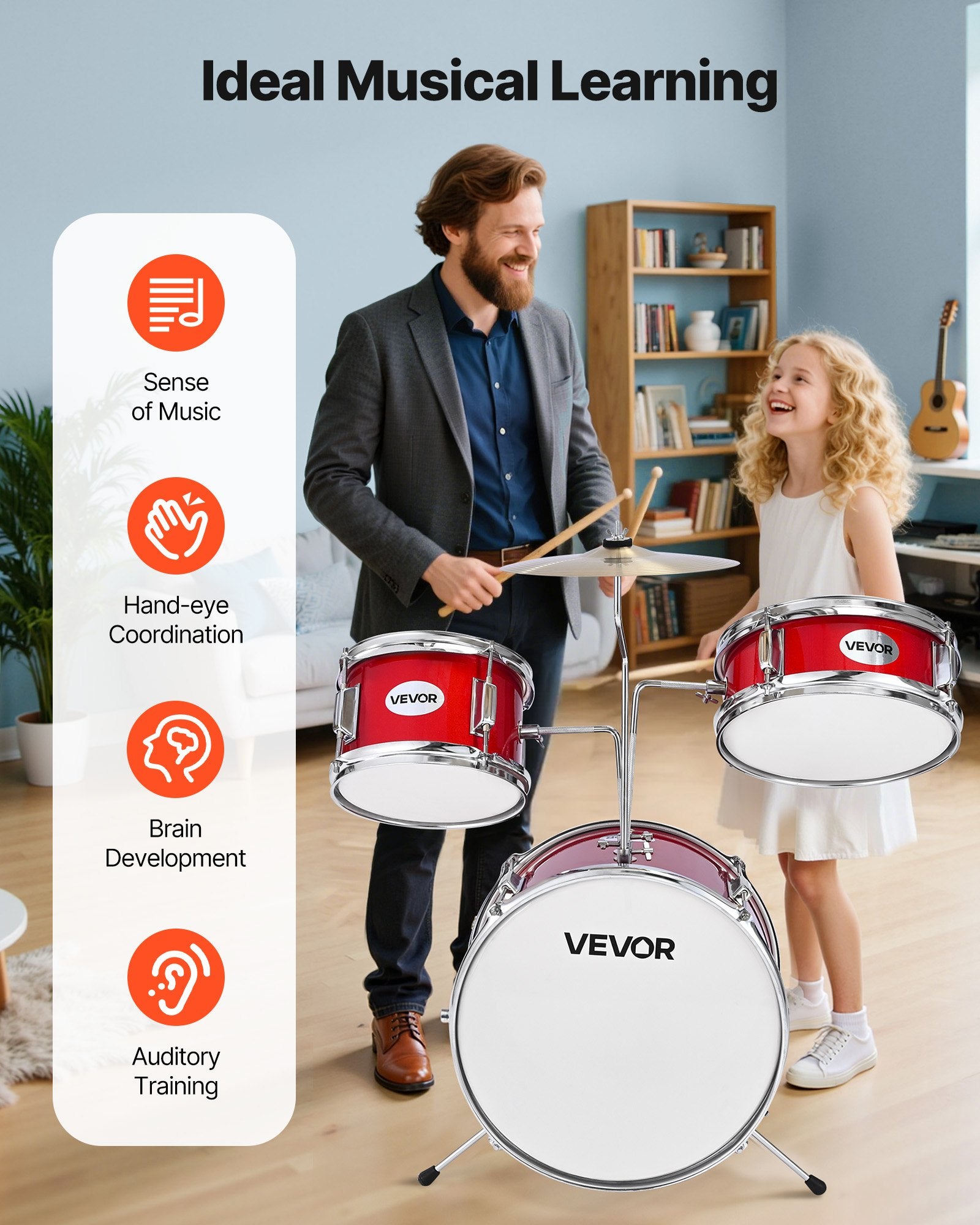 Beginner 3 pc. Drums Set