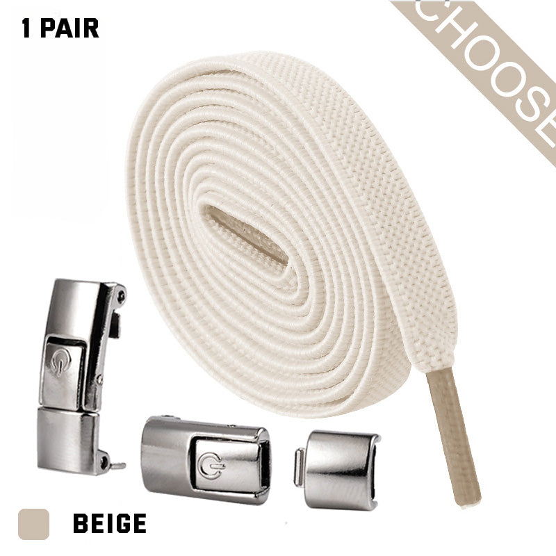 Press Lock Elastic Shoelaces