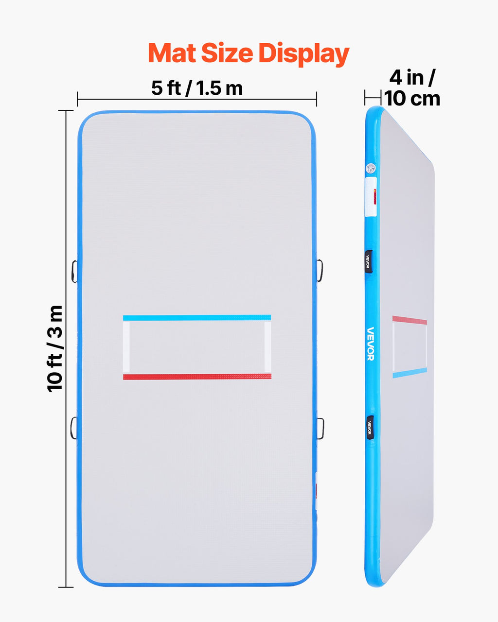 Inflatable Training Mat for Gymnastics and more