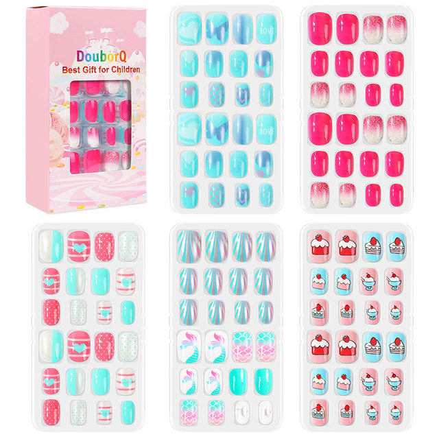 New Cartoon Candy Children's Nails- 5 packs