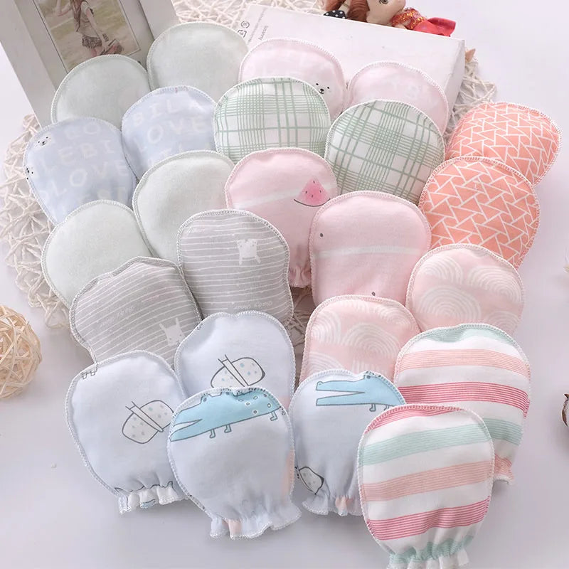 5 pairs Newborn Baby Mittens