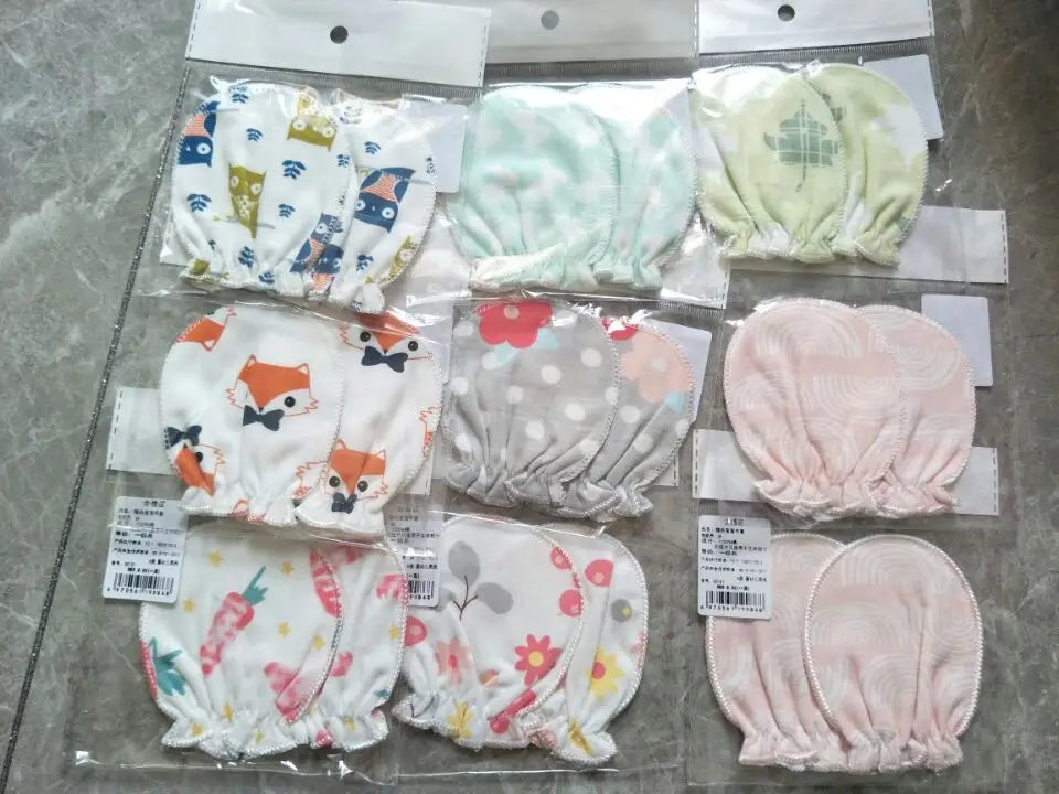 5 pairs Newborn Baby Mittens