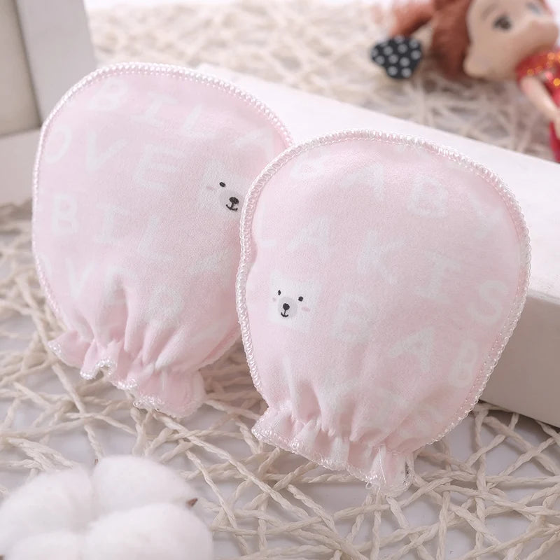 5 pairs Newborn Baby Mittens