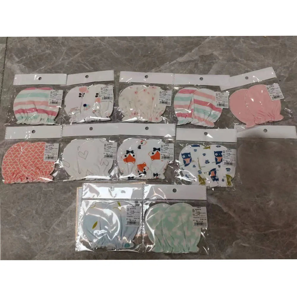 5 pairs Newborn Baby Mittens