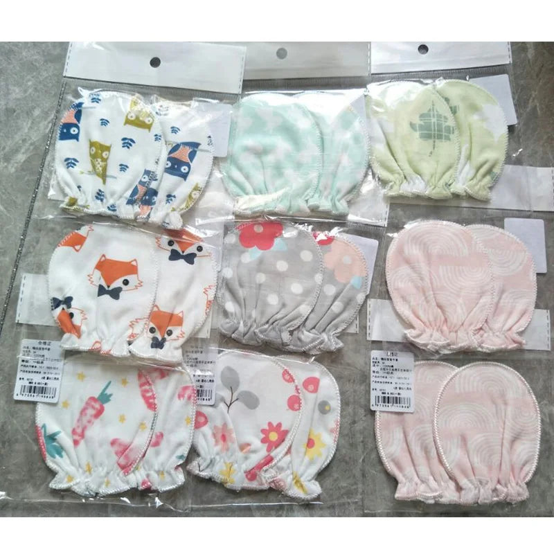 5 pairs Newborn Baby Mittens