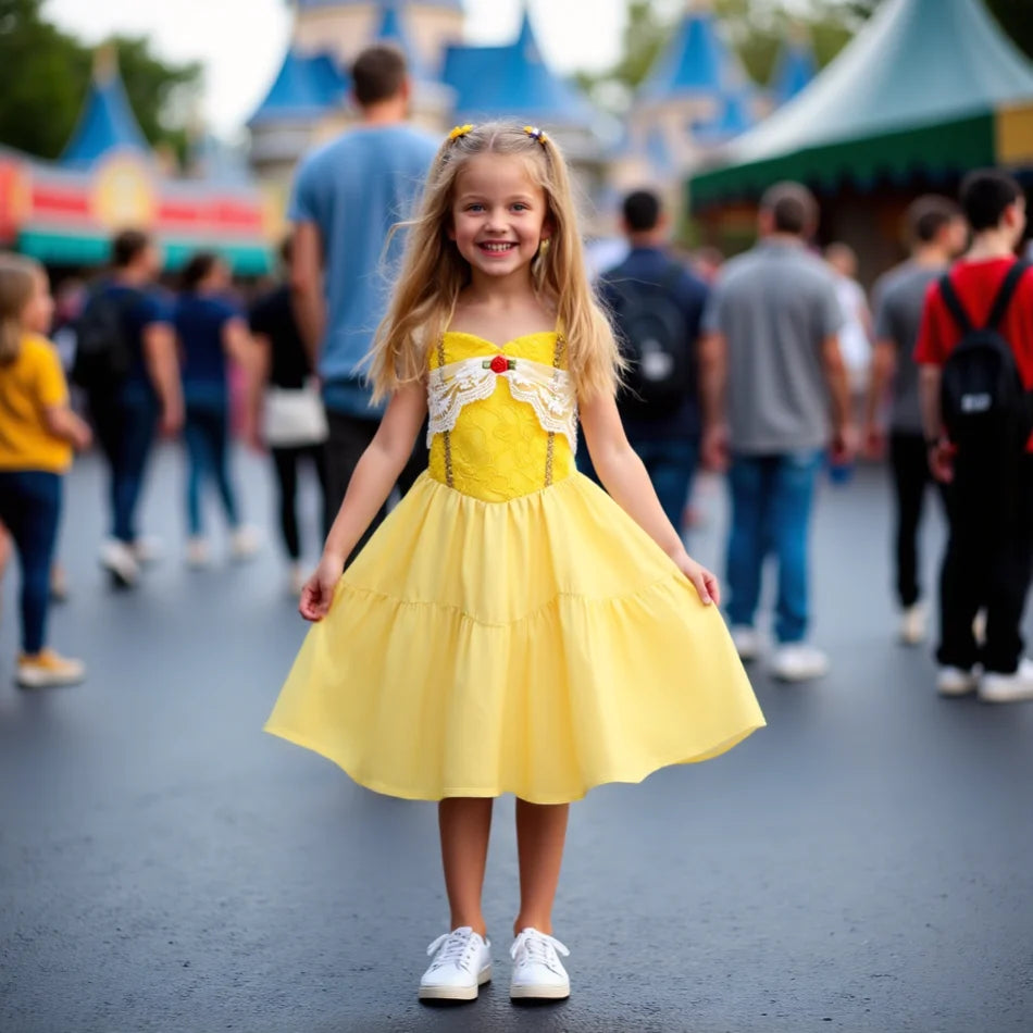 Girls Princess Dresses For 1-10 Years