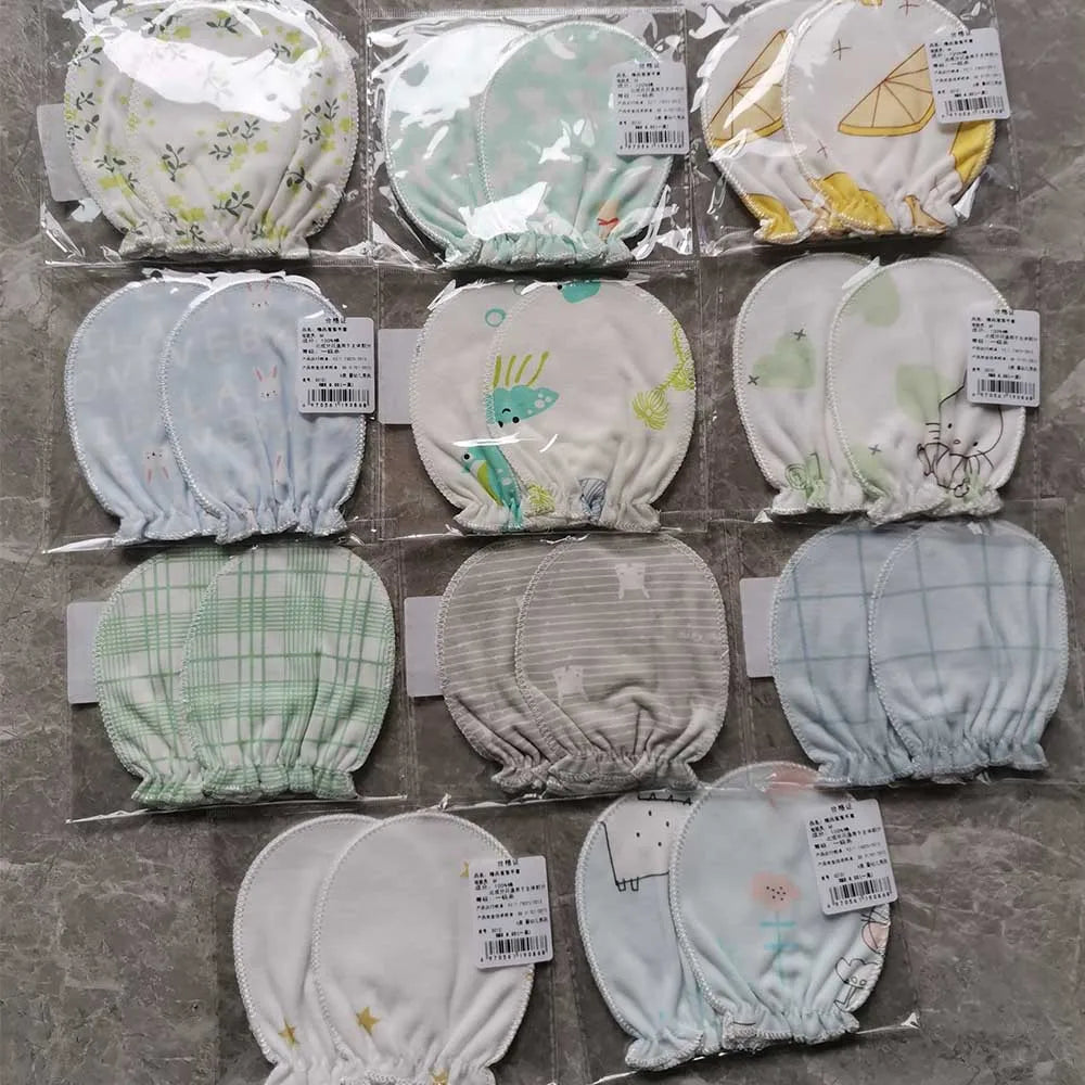 5 pairs Newborn Baby Mittens