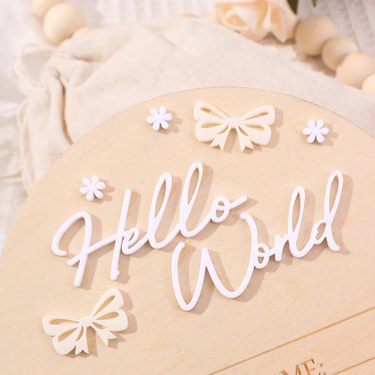 baby birth announcement sign