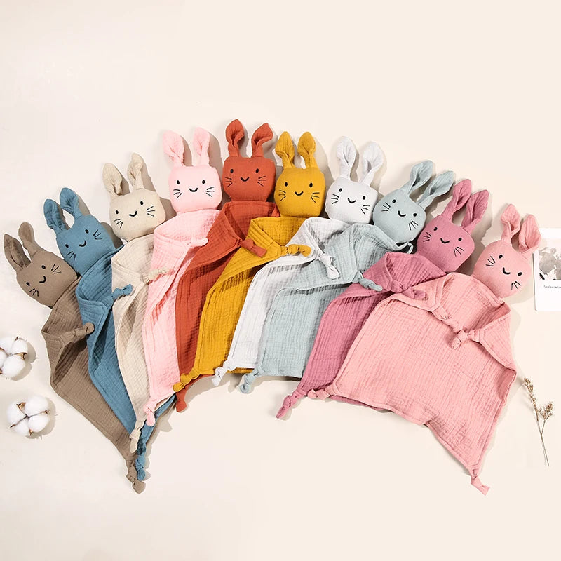 Baby Cotton Rabbit Mini Blanket