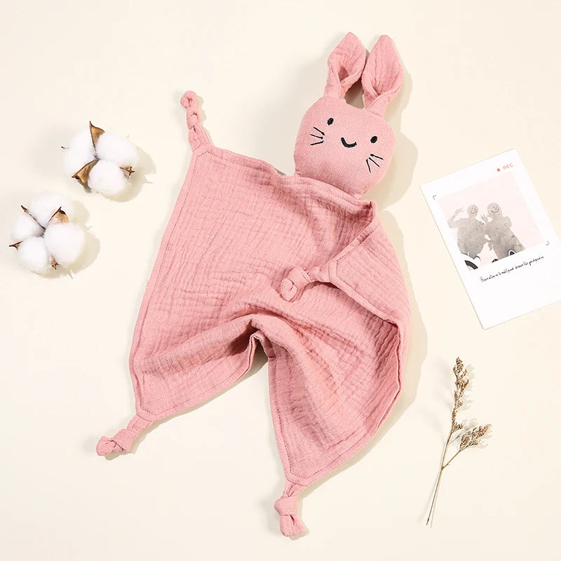 Baby Cotton Rabbit Mini Blanket