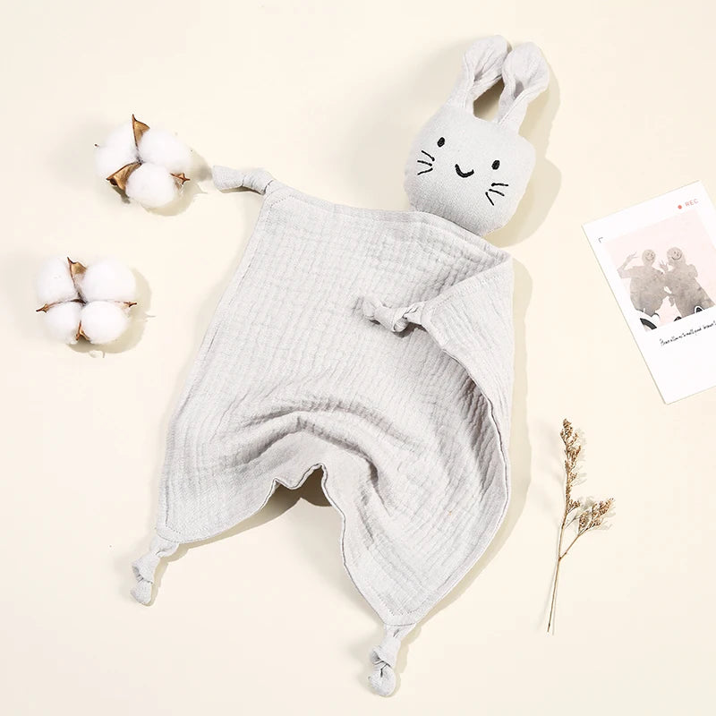 Baby Cotton Rabbit Mini Blanket
