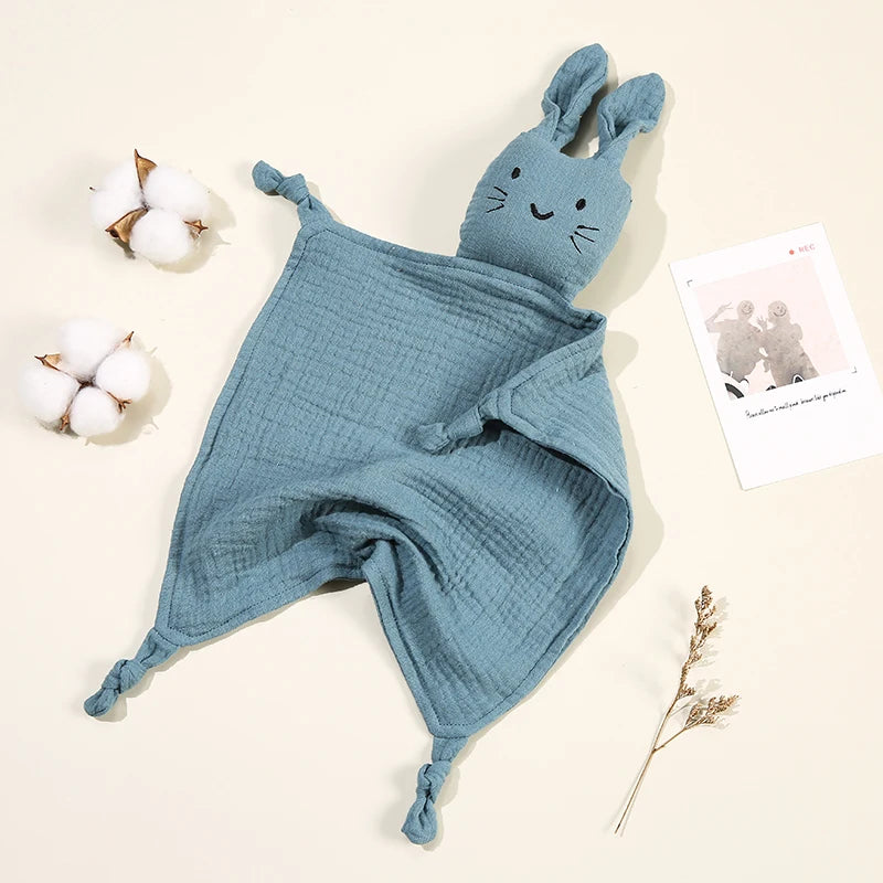Baby Cotton Rabbit Mini Blanket