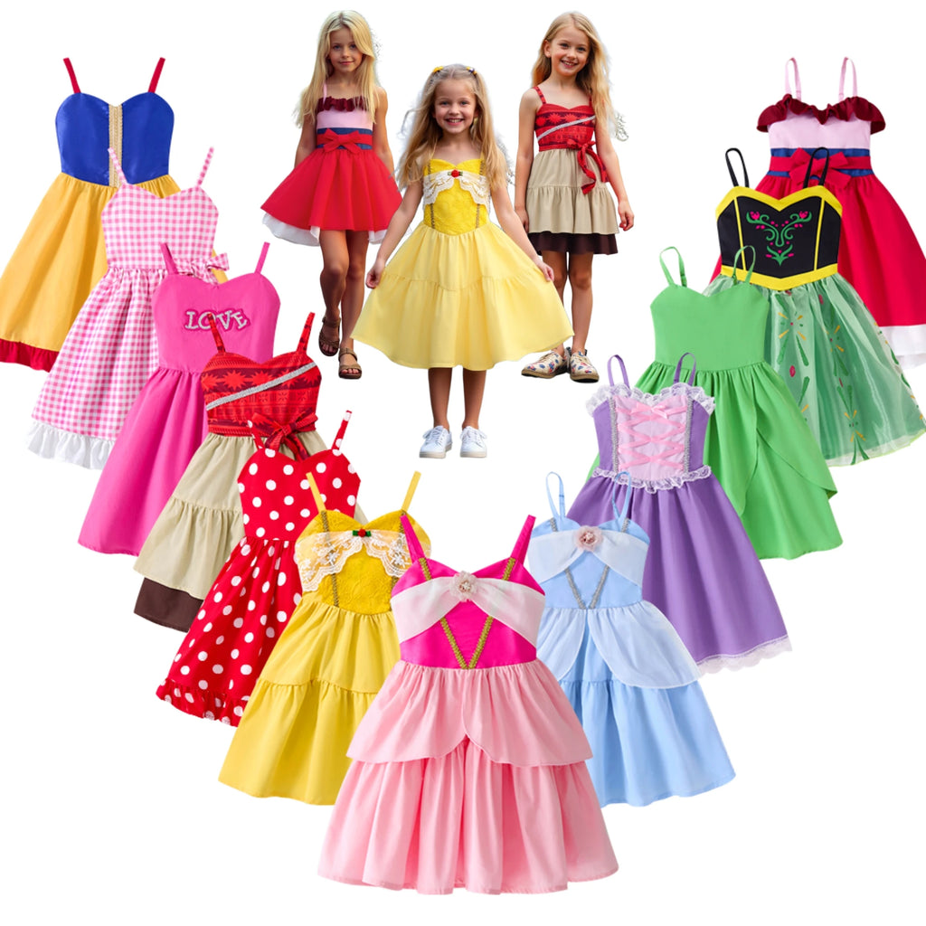 Girls Princess Dresses For 1-10 Years